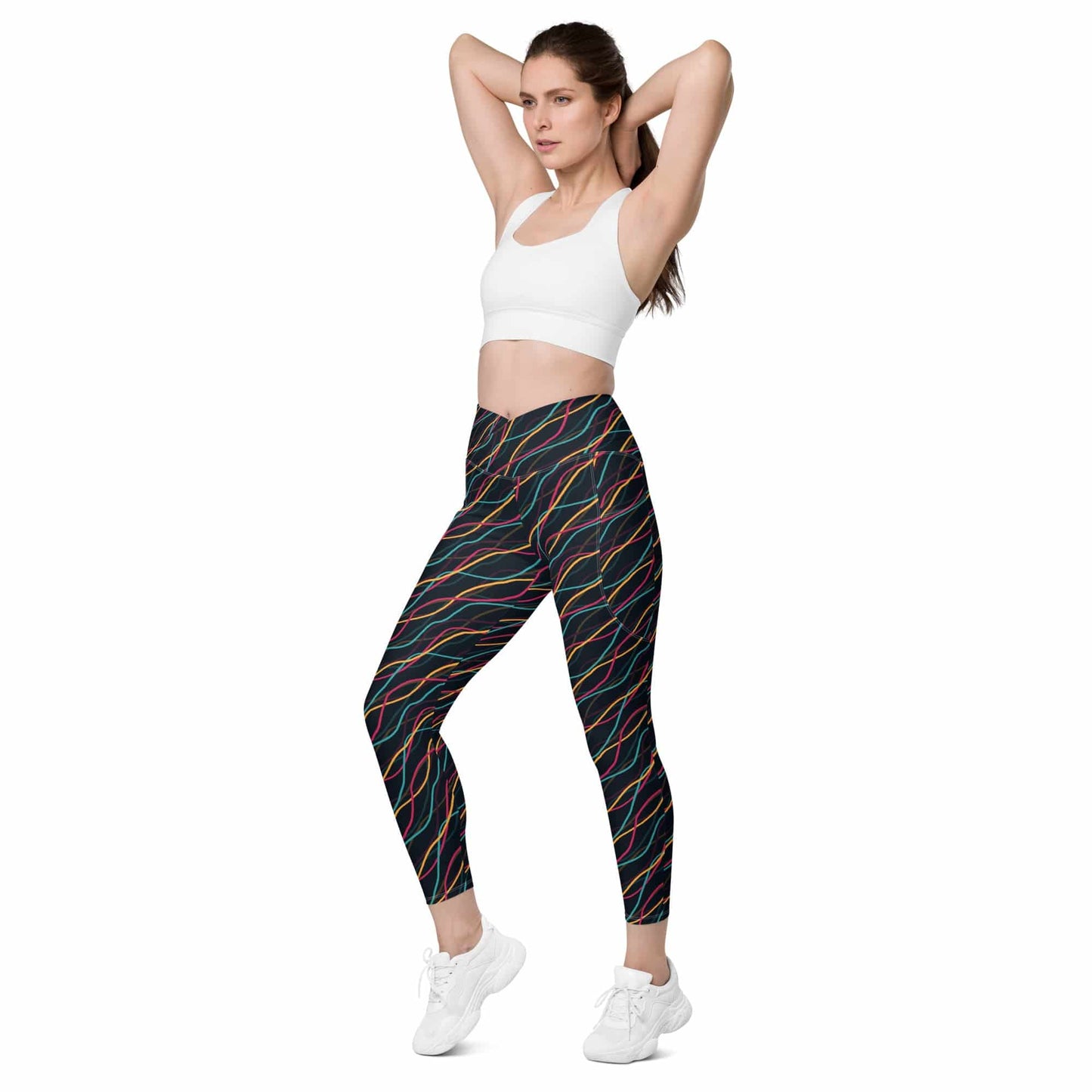 Crossover leggings with pockets - CENTURY PASSAGE