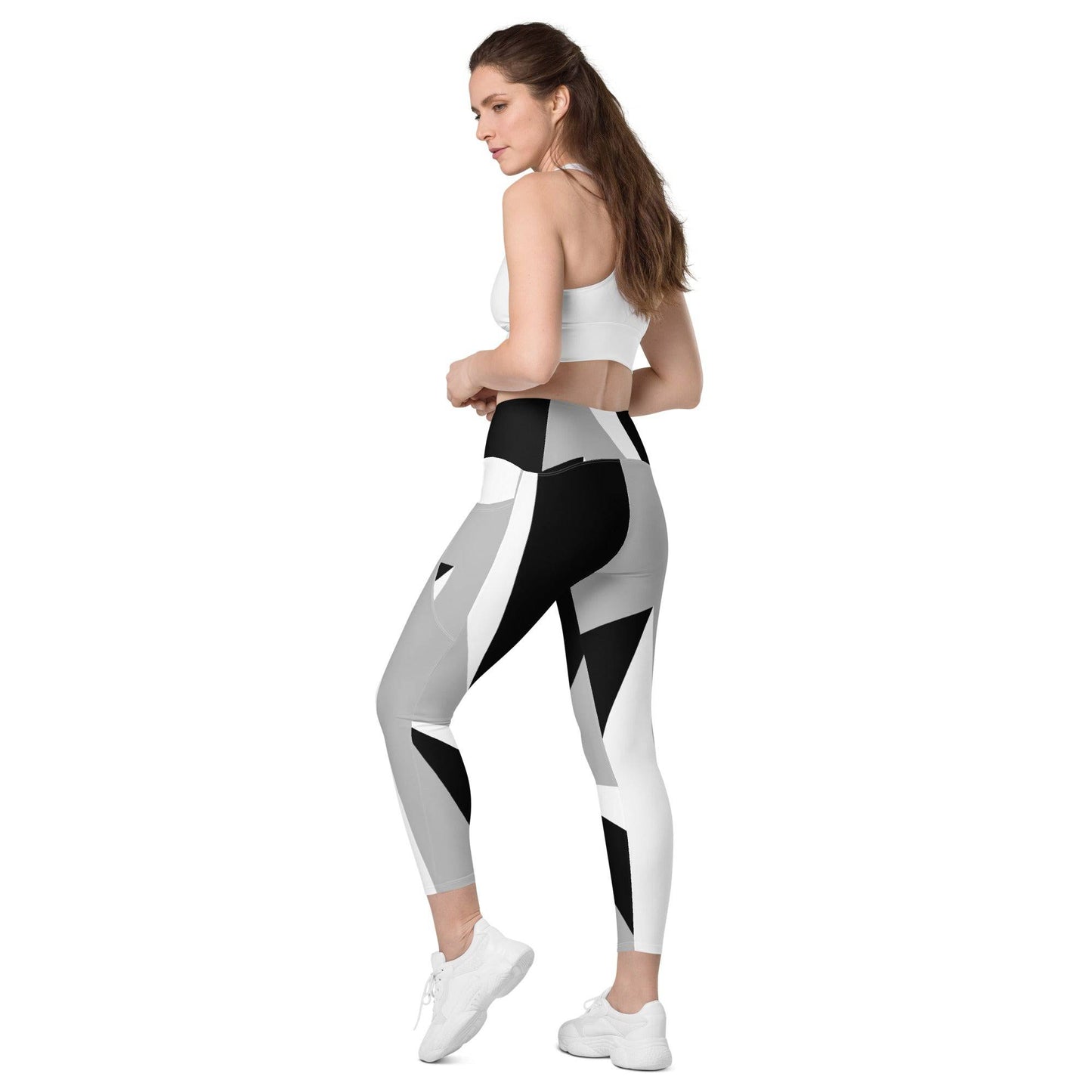 Crossover leggings with pockets - CENTURY PASSAGE