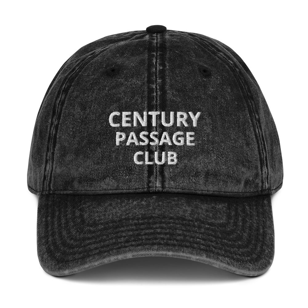 Century Passage Club Vintage Cotton Twill Cap