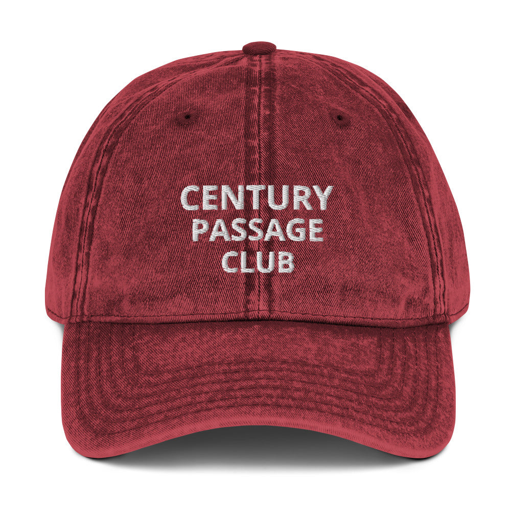 Century Passage Club Vintage Cotton Twill Cap