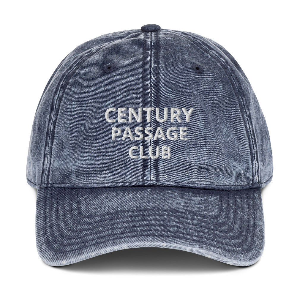 Century Passage Club Vintage Cotton Twill Cap