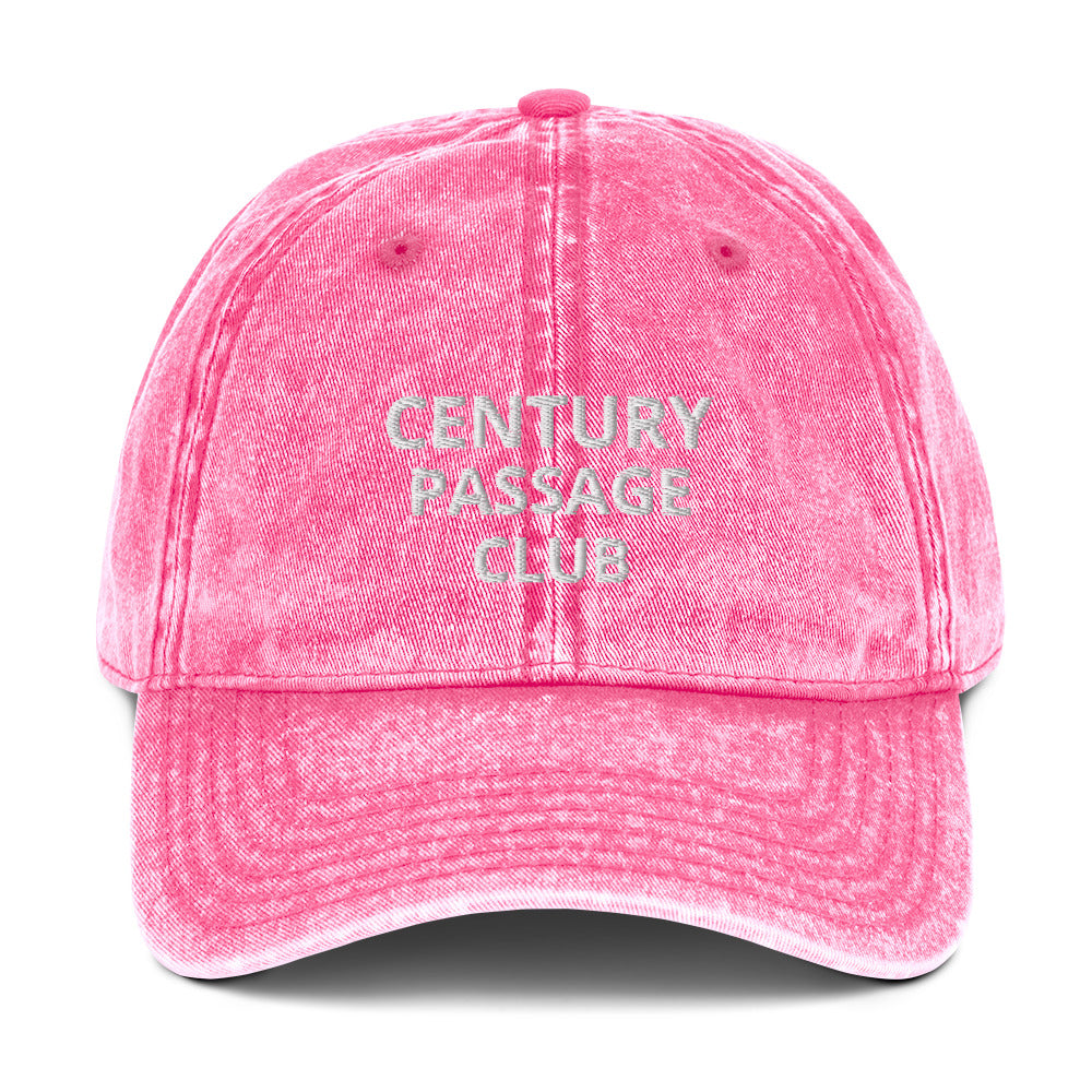 Century Passage Club Vintage Cotton Twill Cap