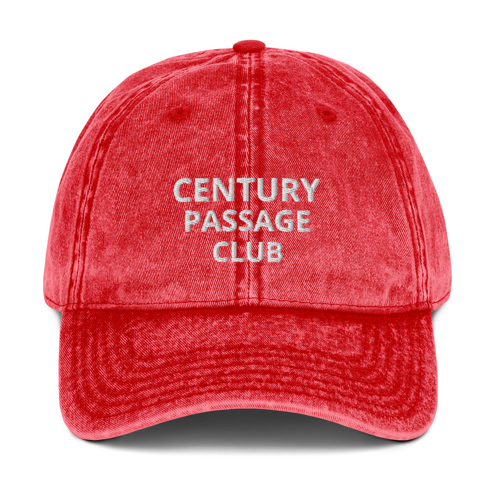 Century Passage Club Vintage Cotton Twill Cap