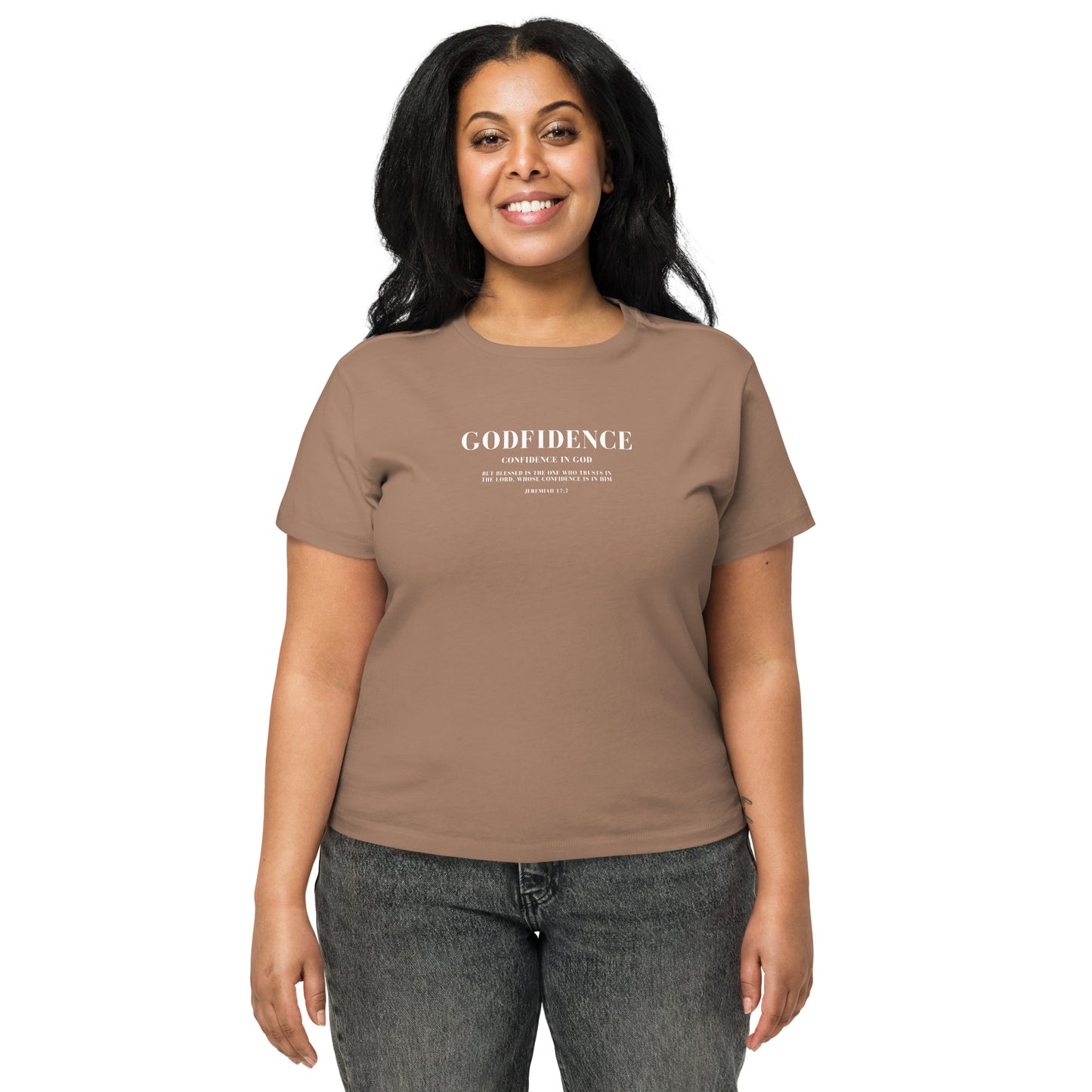 Women’s high-waisted t-shirt