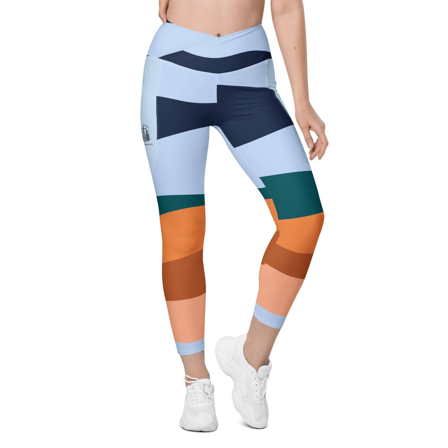 Crossover leggings with pockets - CENTURY PASSAGE