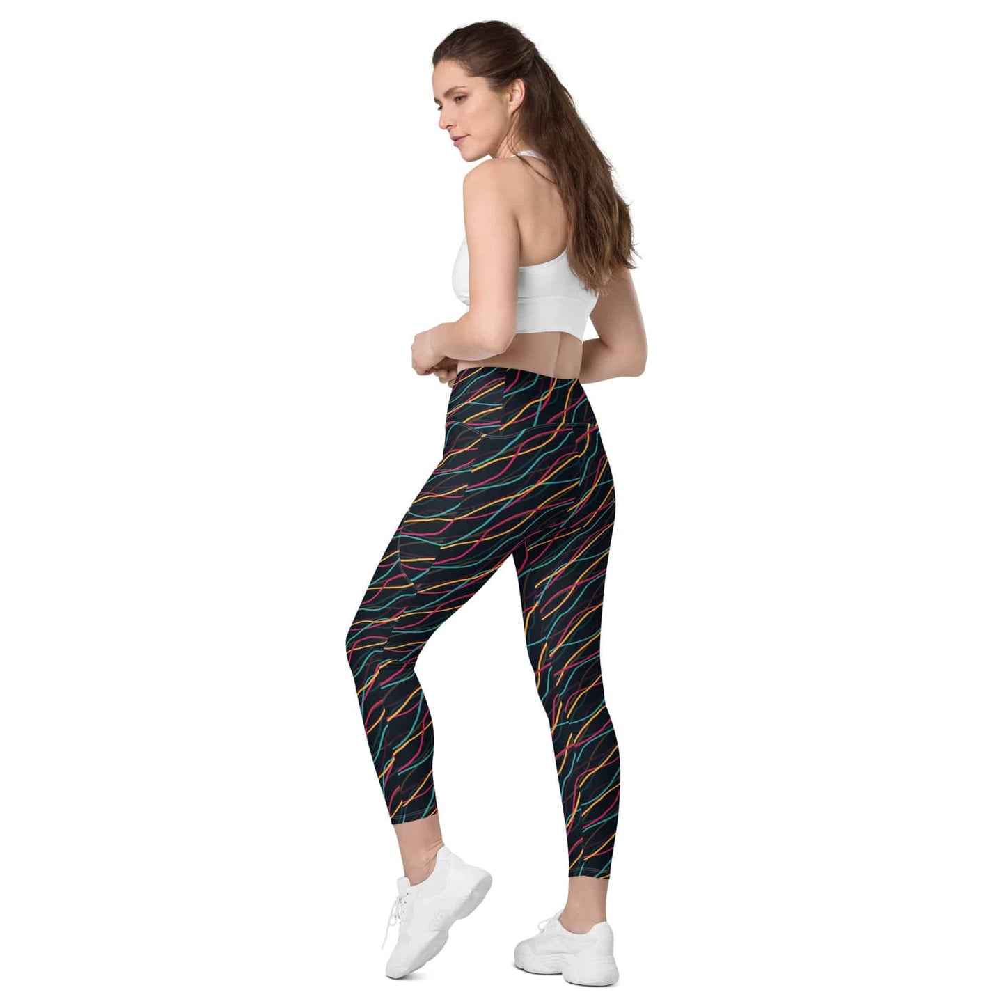 Crossover leggings with pockets - CENTURY PASSAGE