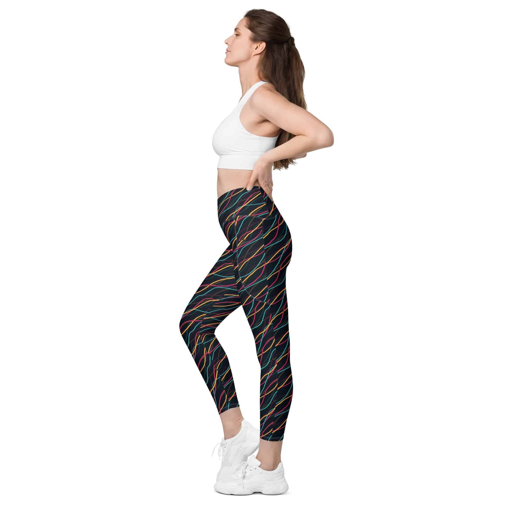 Crossover leggings with pockets - CENTURY PASSAGE