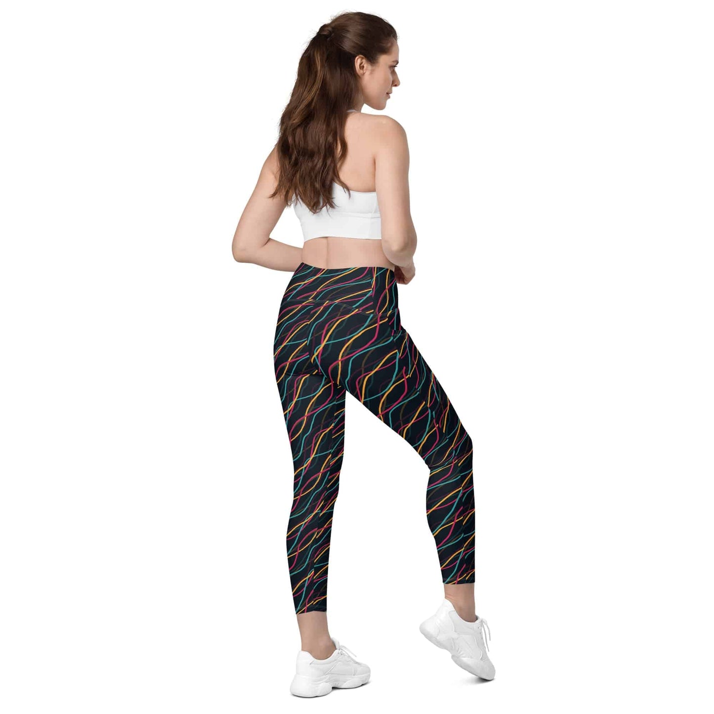 Crossover leggings with pockets - CENTURY PASSAGE